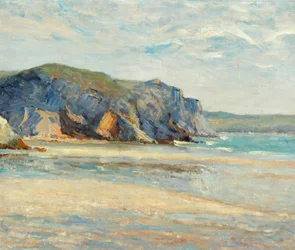 A praia em Morgat, Finistère, 1899